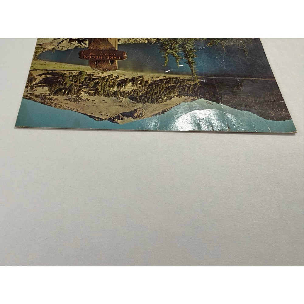 Vintage Lassen Peak Lake Helen Postcard Lassen Volcanic National Park CA S-1029 - Picture 8 of 13